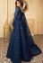 shamita shetty blue net abaya style anarkali suit 7173