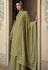 pastel green georgette embroidered sharara pakistani suit 8103