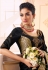Black silk saree with blouse 318