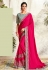 Pink crepe silk festival wear saree 21006