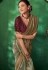 Kajal aggarwal green art silk party wear saree 5155