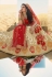 Cream art silk embroidered wedding lehenga choli 968
