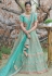 Sea green pashmina embroidered lehenga choli 1127