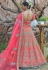 Pink pashmina embroidered lehenga choli 1128