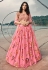 Pink organza lehenga choli 5303