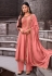 Pink cotton silk kameez with palazzo 1875