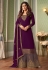 Shamita shetty purple georgette kameez with palazzo 8422