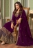 Shamita shetty purple georgette kameez with palazzo 8422