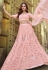 Pink georgette sequins work lehenga choli 7704