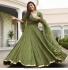Bollywood model Olive green georgette sequins lehenga