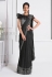 Black lycra designer saree 21517