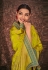 Kajal aggarwal green silk saree with blouse 5176