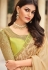 Beige chiffon saree with blouse 803