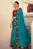 Blue art silk festival wear saree 126251