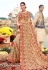 Beige silk saree with blouse 67873