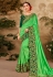 Light green silk georgette festival wear saree 64356