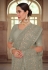 Grey georgette festival wear saree 7515