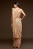 Beige georgette festival wear saree 1005