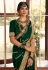 Green silk festival wear saree 2605