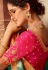 Pink silk embroidered lehenga choli 133216