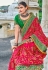 Pink satin festival wear saree 5903