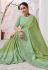 Light green viscose saree with blouse 41613