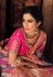 Pink silk saree with blouse 10133