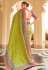 Light green silk saree with blouse 245