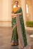 Green silk festival wear saree 242