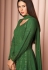 green georgette embroidered sharara suit 8587