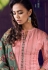 pink art silk straight suit with jacquard printed dupatta 5001