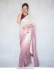 Bollywood model Mauve pink shaded sequins saree
