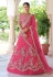 Pink soft net a line lehenga choli 8401