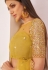 Yellow net embroidered lehenga choli 9775