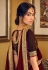 Maroon silk festival wear saree 3401