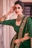 Green organza saree with blouse 21013