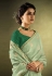 Sea green tissue saree with blouse 21909