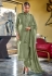 Sea green viscose pant style suit 2175