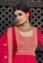 Magenta georgette abaya style anarkali suit 22304