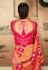 Orange silk festival wear saree 2212