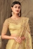 Golden silk festival wear saree 6306
