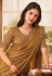 Golden silk saree with blouse 903