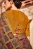 Brown silk saree with blouse 15085