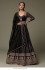 Bollywood Model Black georgette wedding gown