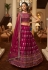 Magenta georgette circular lehenga choli 1932