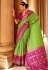 Light green silk festival wear saree 341