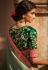 Sea green silk festival wear saree 1424