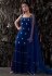 Blue georgette sharara suit 15001