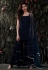 Navy blue georgette sharara suit 15003