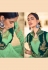 Light green faux georgette jacket style anarkali suit 1001